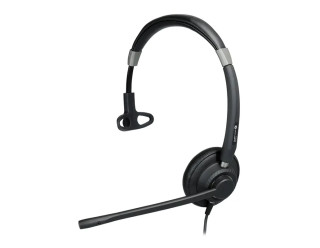Alcatel Lucent 3MK08018AA - Aries AH 21 M II Corded Monaural Premium Headset with volume, mute and hook keys - USB-A to USB-C connector